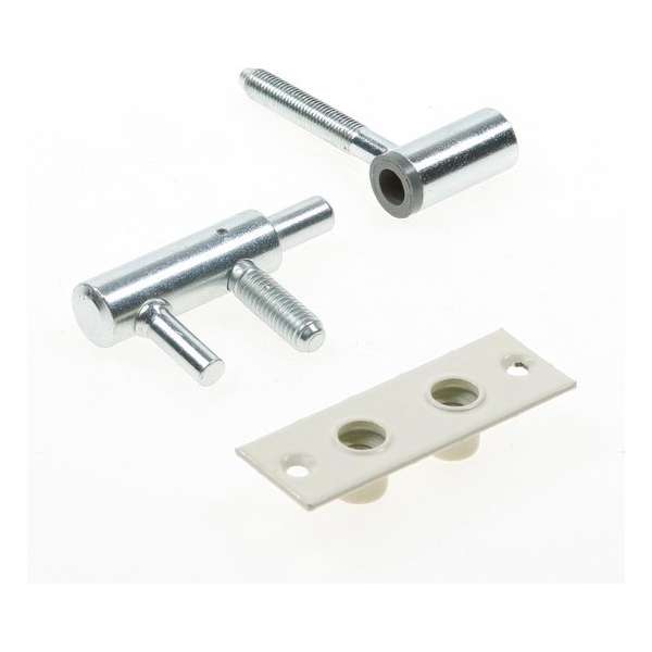 Van Erp Paumelle tubtarra met plaat 75 x 14mm Van Erp Paumelle tubtarra met plaat 75 x 14mm