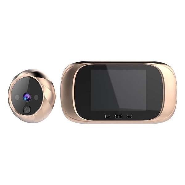 DrPhone Visual Series – Visual Door Viewer – Auto Loop - Deur Camera – 90 Graden Camera – Nachtvisie – Goud DrPhone Visual Series – Visual Door Viewer – Auto Loop - Deur Camera – 90 Graden Camera – Nachtvisie – Goud