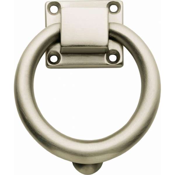 Intersteel Deurklopper rond 107mm nikkel mat Intersteel Deurklopper rond 107mm nikkel mat