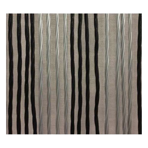 Wicotex Victoria - Vliegengordijn - 90x220 cm - Zwart/Zilver Wicotex Victoria - Vliegengordijn - 90x220 cm - Zwart/Zilver