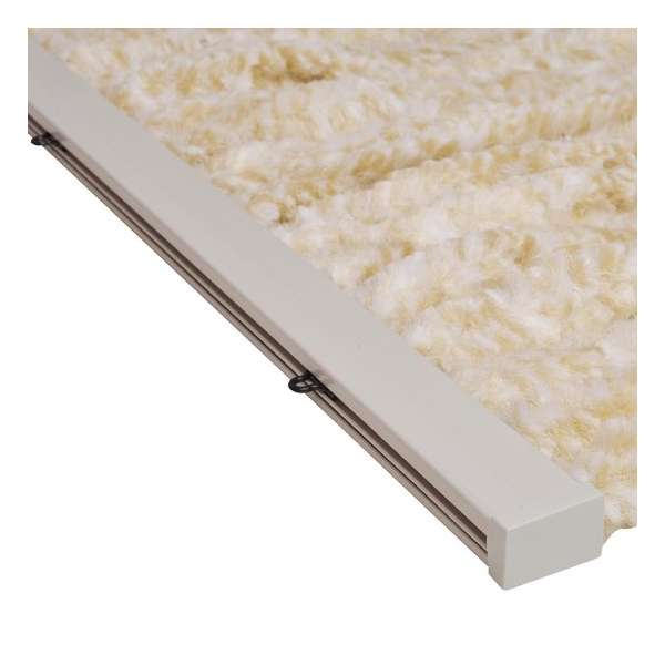 Kattenstaartgordijn 56x185 beige/wit Kattenstaartgordijn 56x185 beige/wit