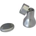 Deurmagneet - met kniegewricht 90° - Messing mat chroom