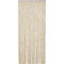 Cortenda Deurgordijn Kattenstaart - 90x220 cm - Beige/Wit