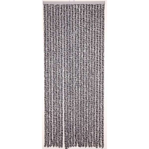 Vliegengordijn 90 x 220 cm - Antraciet/Wit Vliegengordijn 90 x 220 cm - Antraciet/Wit