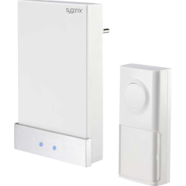 Sygonix 1417379 Complete set voor Draadloze deurbel Batterijloos Sygonix 1417379 Complete set voor Draadloze deurbel Batterijloos