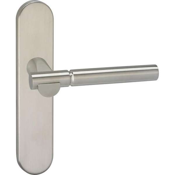 Impresso Bretton Deurklink – Deurbeslag – Ovaal – Deurschild – Zilver Impresso Bretton Deurklink – Deurbeslag – Ovaal – Deurschild – Zilver