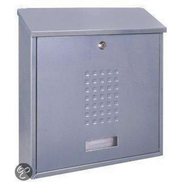Rottner Brievenbus Bolzano Zilver - 40x36,5x11,5cm Rottner Brievenbus Bolzano Zilver - 40x36,5x11,5cm