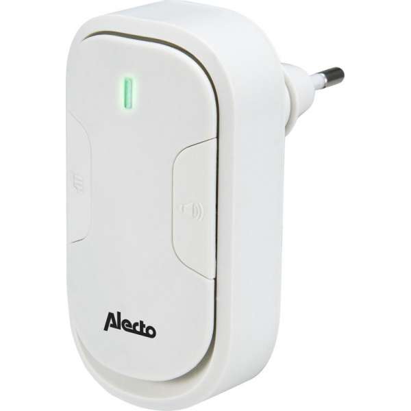 Alecto DVC-25 Extra bel tbv DVC-1000 - Verleng het bereik van je deurbel en werkt via stopcontact Alecto DVC-25 Extra bel tbv DVC-1000 - Verleng het bereik van je deurbel en werkt via stopcontact