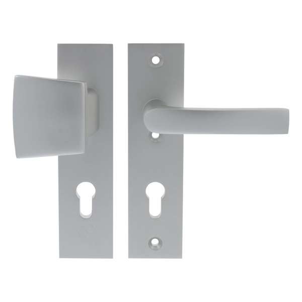 Starx Veiligheidsbeslag – Deurbeslag – Duwer/Kruk – Kortschild – Aluminium – PC72 mm Starx Veiligheidsbeslag – Deurbeslag – Duwer/Kruk – Kortschild – Aluminium – PC72 mm