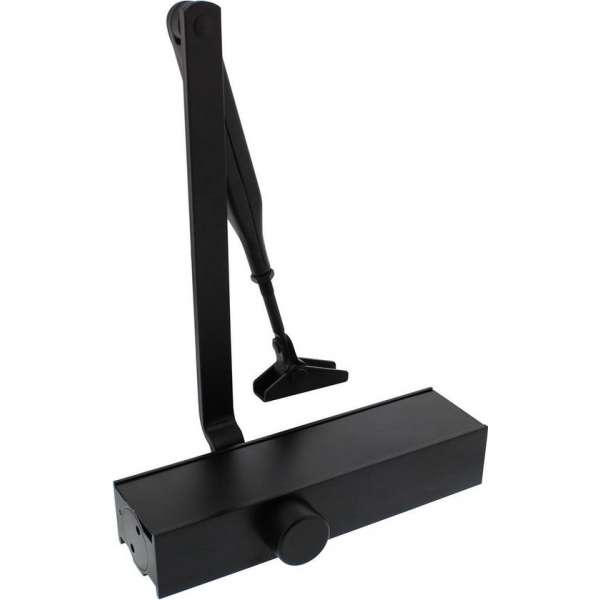 Intersteel Deurdranger met schaararm DR 120 zwart Intersteel Deurdranger met schaararm DR 120 zwart