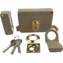 Oplegslot 50mm DIN links grijs
