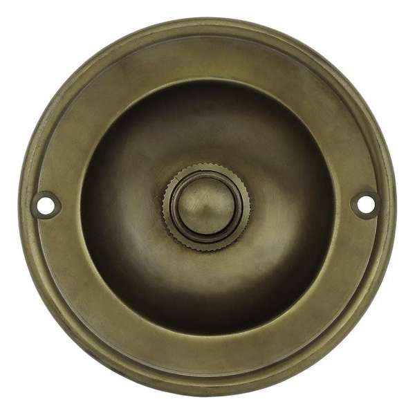 Deurbel beldrukker komvormig brons Husum - Ø 80 mm Deurbel beldrukker komvormig brons Husum - Ø 80 mm