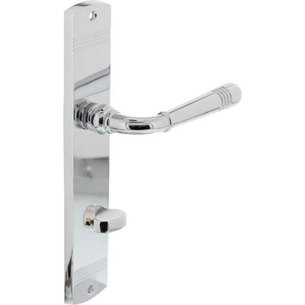 Intersteel Deurkruk Emily op schild 235x45x8 mm met WC63/8 mm chroom Intersteel Deurkruk Emily op schild 235x45x8 mm met WC63/8 mm chroom