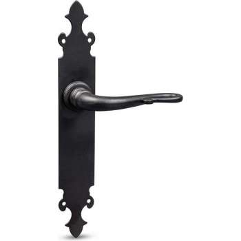 Deurkruk RUSTIEK A zwart blind 272 x 45mm