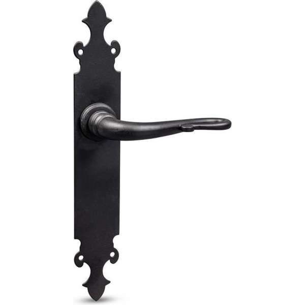 Deurkruk RUSTIEK A zwart blind 272 x 45mm Deurkruk RUSTIEK A zwart blind 272 x 45mm