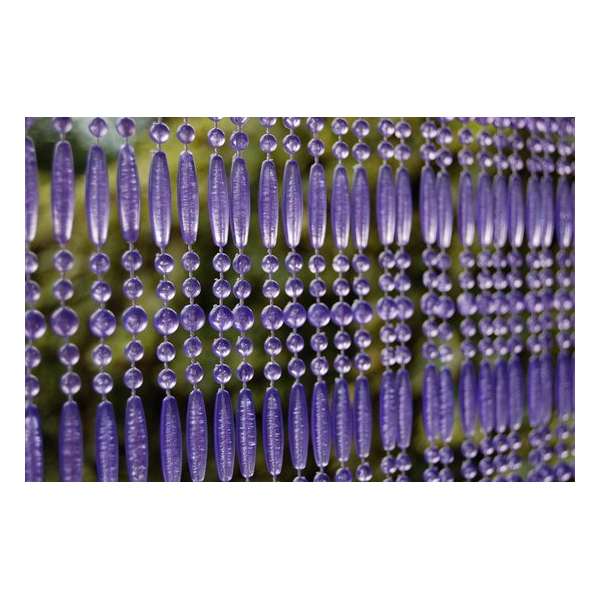 Vliegengordijn Frejus 4, 90x210 cm. paars-transparant Vliegengordijn Frejus 4, 90x210 cm. paars-transparant