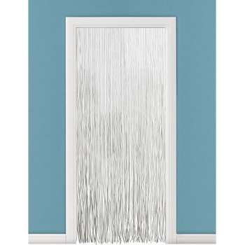 Vliegengordijn/deurgordijn PVC twist wit - 90 x 220 cm - Insectenwerende vliegengordijnen