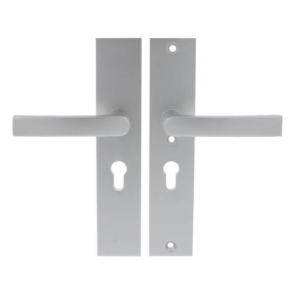 Starx Veiligheidsbeslag – Deurbeslag – Kruk/Kruk – Langschild – Aluminium – PC55 mm Starx Veiligheidsbeslag – Deurbeslag – Kruk/Kruk – Langschild – Aluminium – PC55 mm