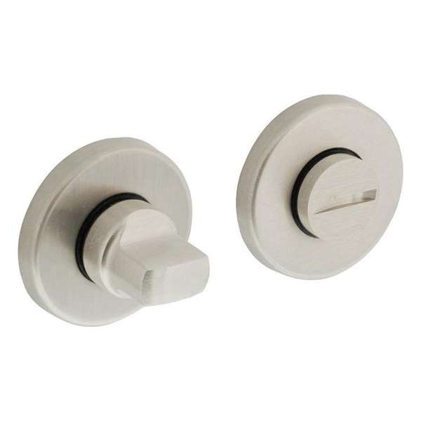 Intersteel Rozet ø49x7mm toilet-/badkamersluiting nikkel mat Intersteel Rozet ø49x7mm toilet-/badkamersluiting nikkel mat