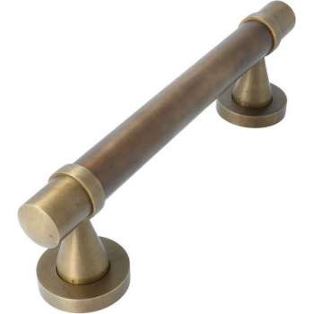 Deurgreep messing antiek 260 mm