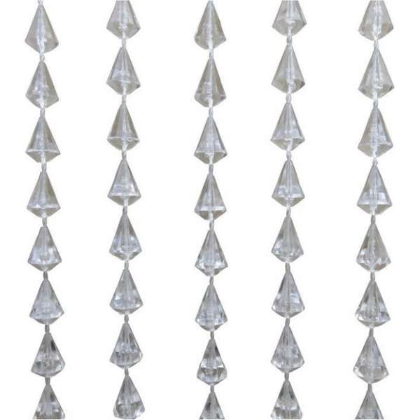 Vliegengordijn Diamant Transparant - 90 x 200 cm - PVC Vliegengordijn Diamant Transparant - 90 x 200 cm - PVC