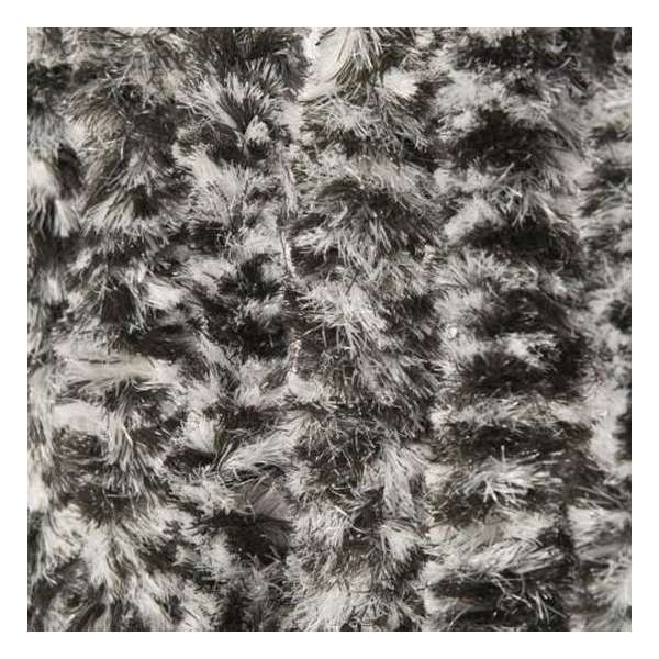 Kattenstaart - Vliegengordijn - Horgordijn - 100cm x 230cm - Zwart/Wit