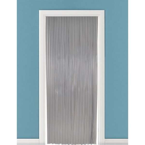 Vliegengordijn/deurgordijn PVC tris grijs - 90 x 220 cm - Insectenwerende vliegengordijnen Vliegengordijn/deurgordijn PVC tris grijs - 90 x 220 cm - Insectenwerende vliegengordijnen