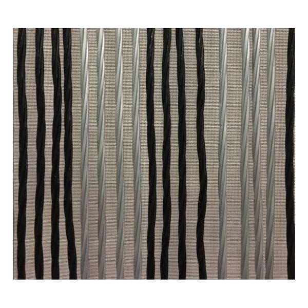 Wicotex Victoria - Vliegengordijn - 100x240 cm - Zwart/Zilver Wicotex Victoria - Vliegengordijn - 100x240 cm - Zwart/Zilver