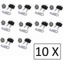 Eurolocks UGL Lockerslot / Brievenbusslot, 15mm (10 Stuks)
