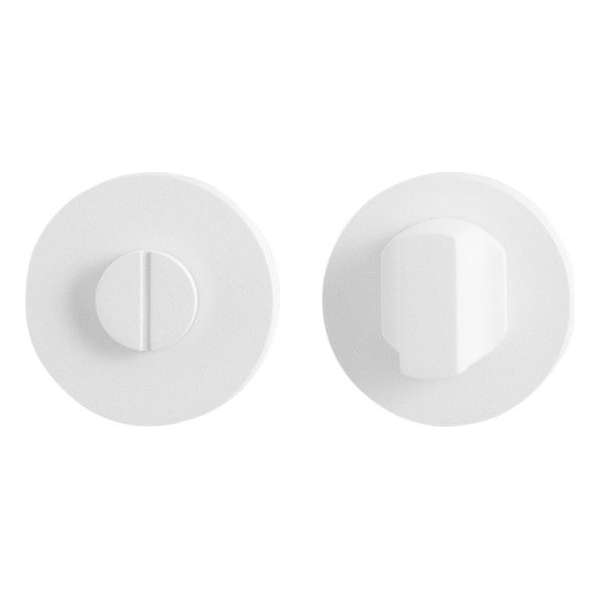 GPF Toiletgarnituur rond 50x8mm stift 8mm grote knop wit GPF Toiletgarnituur rond 50x8mm stift 8mm grote knop wit