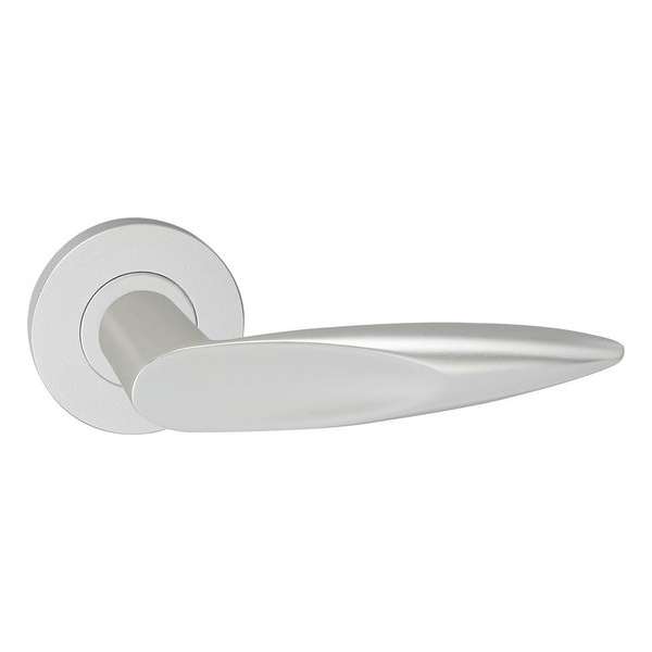 Impresso Sutton Deurklink – Deurbeslag – Rond – Rozet – Aluminium Impresso Sutton Deurklink – Deurbeslag – Rond – Rozet – Aluminium