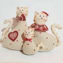 Kat Deurstopper Kattenfamilie katoen 28 cm