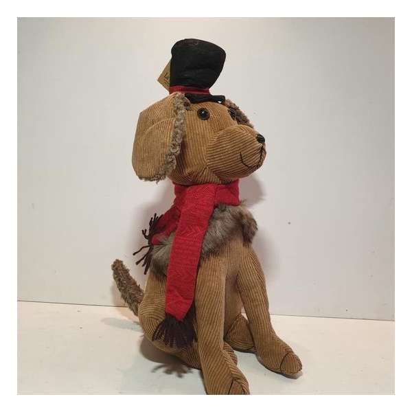 Hond Deurstopper Hond met hoed Hond Deurstopper Hond met hoed