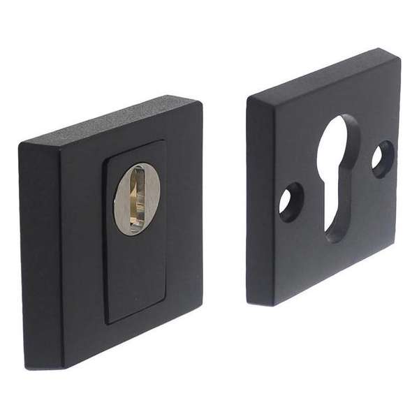Intersteel Veiligheidsrozet SKG*** met kerntrekbeveiliging mat zwart Intersteel Veiligheidsrozet SKG*** met kerntrekbeveiliging mat zwart