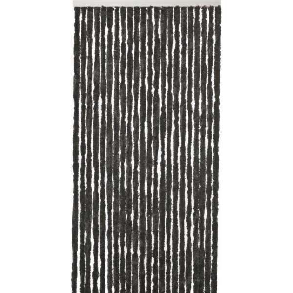Vliegengordijn/deurgordijn pluche kattenstaarten zwart - 90 x 220 cm - Insectenwerende vliegengordijnen Vliegengordijn/deurgordijn pluche kattenstaarten zwart - 90 x 220 cm - Insectenwerende vliegengordijnen