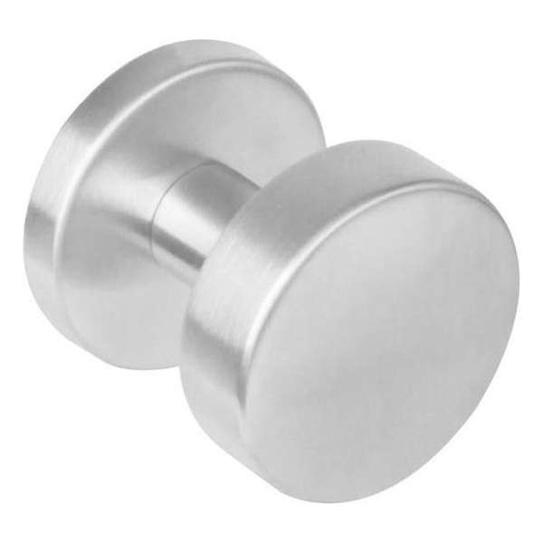 Intersteel Knop rond centraal rvs geborsteld Intersteel Knop rond centraal rvs geborsteld
