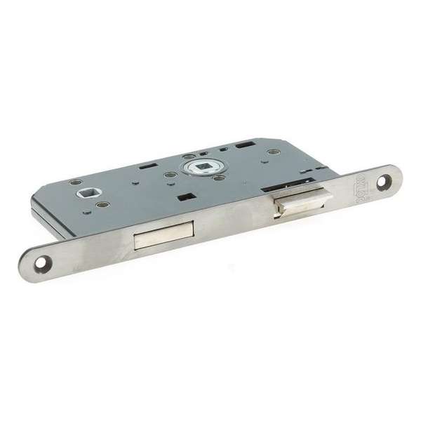Oxloc badkamer/WC slot - type 6020 - doornmaat 60 - omkeerbaar - RVS Oxloc badkamer/WC slot - type 6020 - doornmaat 60 - omkeerbaar - RVS