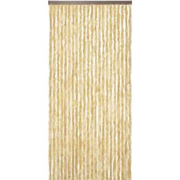 Kattenstaart - Vliegengordijn - Horgordijn - 100cm x 230cm - Uni Beige