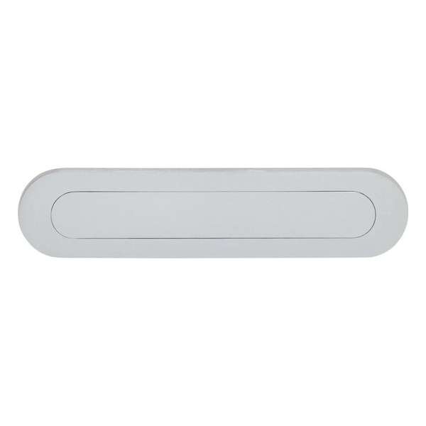 Intersteel Brievenbus ovaal met veer chroom mat Intersteel Brievenbus ovaal met veer chroom mat