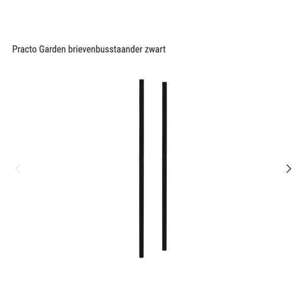 Practo Garden brievenbusstaander mat antraciet Practo Garden brievenbusstaander mat antraciet