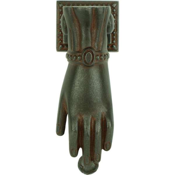 Deurklopper Hand figuur massief zwaar ijzer Löbau - 145 mm Deurklopper Hand figuur massief zwaar ijzer Löbau - 145 mm