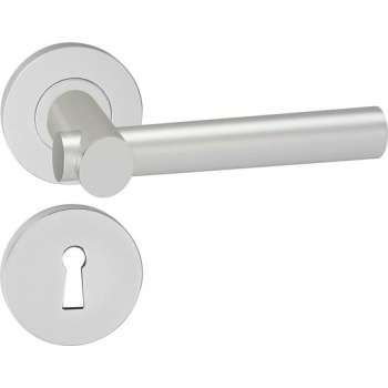 Impresso Dover Deurklink – Deurbeslag – Rond – Rozet met Sleutelgat – Aluminium
