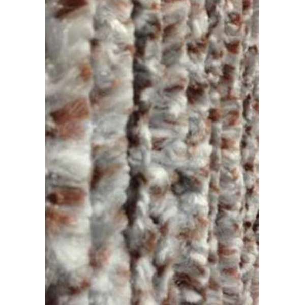 Vliegengordijnenexpert - Kattenstaart - 90x220 cm - Bruin/Wit/Grijs Vliegengordijnenexpert - Kattenstaart - 90x220 cm - Bruin/Wit/Grijs
