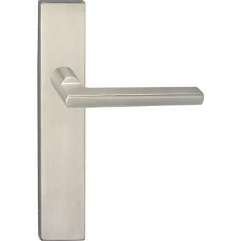 Impresso Kirby Deurklink – Deurbeslag – Vierkant – Deurschild – Zilver
