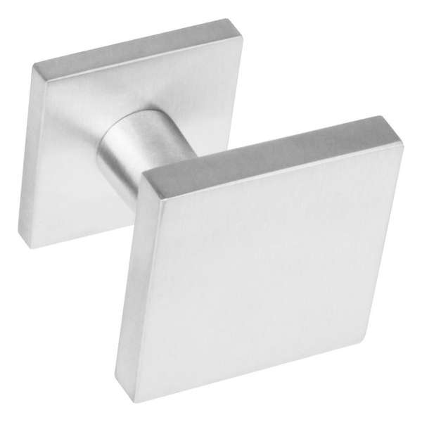 Intersteel Voordeurknop vierkant verkropt rvs geborsteld Intersteel Voordeurknop vierkant verkropt rvs geborsteld