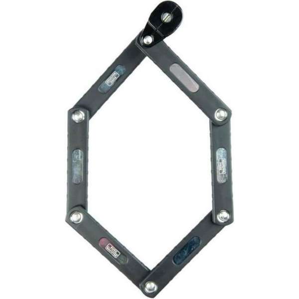 BURG-W�CHTER 740 70 Cilinderslot vouwbare scharnier fietsslot - folding lock Gehard staal omgeven door kunststof BURG-W�CHTER 740 70 Cilinderslot vouwbare scharnier fietsslot - folding lock Gehard staal omgeven door kunststof