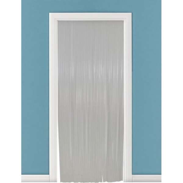Vliegengordijn/deurgordijn PVC tris wit - 90 x 220 cm - Insectenwerende vliegengordijnen Vliegengordijn/deurgordijn PVC tris wit - 90 x 220 cm - Insectenwerende vliegengordijnen