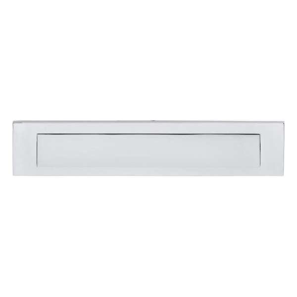 Intersteel Brievenbus rechthoekig klep chroom Intersteel Brievenbus rechthoekig klep chroom