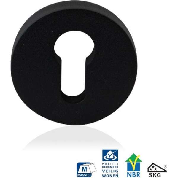 veiligheidsrozet rond buiten z/ kerntrek Zwart veiligheidsrozet rond buiten z/ kerntrek Zwart