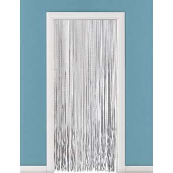Vliegengordijn/deurgordijn PVC cortina doorzichtig/Zwart/Grijs - 90 x 220 cm - Insectenwerende vliegengordijnen